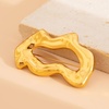 image:imageGeometric Teardrop Brooch for Womengold wave