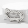 image:imageGeometric Teardrop Brooch for Womensilver wave