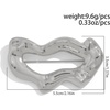 image:imageGeometric Teardrop Brooch for Womensilver wave
