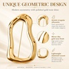 image:imageGold Irregular Geometric Brooches Pins Gold Tone Golden Fashion Lapel Shawl Pin Set for Sweater Hat Scarf Suit Dress Unique Unisex Jewelry amp Clothes Accessories for Women Men