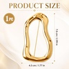 image:imageGold Irregular Geometric Brooches Pins Gold Tone Golden Fashion Lapel Shawl Pin Set for Sweater Hat Scarf Suit Dress Unique Unisex Jewelry amp Clothes Accessories for Women Men