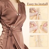 image:imageHealifty 6 Pcs Faux Pearl Brooch Pins Safety Clothing Fasteners for Women
