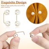 image:imageHealifty 6 Pcs Faux Pearl Brooch Pins Safety Clothing Fasteners for Women
