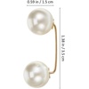 image:imageHealifty 6 Pcs Faux Pearl Brooch Pins Safety Clothing Fasteners for Women
