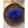 image:imageIRONBOX Feather Brooches and Pins for Women  Large Flower Brooch CorsageBlue