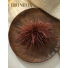 image:imageIRONBOX Feather Brooches and Pins for Women  Large Flower Brooch CorsageBronze