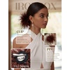 image:imageIRONBOX Feather Brooches and Pins for Women  Large Flower Brooch CorsageBronze