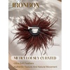 image:imageIRONBOX Feather Brooches and Pins for Women  Large Flower Brooch CorsageBronze