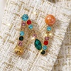 image:imageInitial Brooch Pins AZ 26 Letters Brooches For Women Colorful Enamel Alphabet Pin Pearl Crystal Lapel PinInitial Brooches N