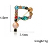 image:imageInitial Brooch Pins AZ 26 Letters Brooches For Women Colorful Enamel Alphabet Pin Pearl Crystal Lapel PinInitial Brooches P