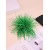 image:imageLarge Feather Flower Brooch Pin for Women Men Elegant Floral Lapel Pin Corsage Hairpin for Shawl Dress Suit Ceremony Clothes Accessories for Dance Banquet Prom Wedding Party 150mmGreen