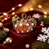 image:imageMALOYANVE Pumpkin Brooch Pin Halloween Thanksgiving BroochBlack  Pink  Gold