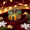image:imageMALOYANVE Pumpkin Brooch Pin Halloween Thanksgiving BroochGreen