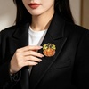 image:imageMALOYANVE Pumpkin Brooch Pin Halloween Thanksgiving BroochOrange