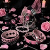 image:imageMystery Jewelry Jar for Women Gothic Witchy Vintage Jewelry Gift SetGoth Boho Mixed Punk Everyday NecklacesEarrings RingsBraceletsBanglesUnique Alternative Fashion Romantic Cute Present for HerBlackpink