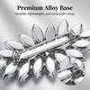 image:imageNIIIYTYB Rhinestone Brooch Pin Corsage Crystal Diamond Brooches for Women Large Silver Broach Pins for Dress Outfits Sparkling Fashion Corsage and Elegant Wedding Festival Jewelry Accessory