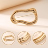 image:imageOuligay 2 PCS GoldSilver Brooch Pins for Women Irregular Metal Brooches
