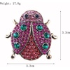 image:imageRhinestone Ladybug Brooch Pins for Women Men Cartoon Enamel Beetle Red Black Insect Seven Star Animal Chic Crystal Lapel Pin for Wedding Christmas Party Hat Bag Suit Dress Clothes Trendy AccessoriesPink ladybug