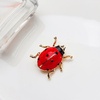image:imageRhinestone Ladybug Brooch Pins for Women Men Cartoon Enamel Beetle Red Black Insect Seven Star Animal Chic Crystal Lapel Pin for Wedding Christmas Party Hat Bag Suit Dress Clothes Trendy Accessories1 ladybug