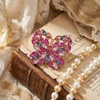 image:imageSparkling Butterfly Rhinestone BroochVintage Gold Plated Crystal Lapel PinElegant Butterfly Pin for ScarfCoatWedding PartyFashion Accessories Jewelry for WomenRed