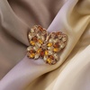 image:imageSparkling Butterfly Rhinestone BroochVintage Gold Plated Crystal Lapel PinElegant Butterfly Pin for ScarfCoatWedding PartyFashion Accessories Jewelry for WomenYellow