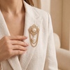 image:imageVintage Pearl Brooches for Women Dainty Boho Brooch Pins for Clothes