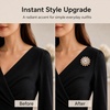 image:imageWanheart Sunflower Brooch Pin for Women Large Rhinestone Flower JewelryColorful AB