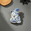 image:imagecoadipress Halloween Witch Cat Brooch Pin PumpkinBlue