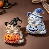 image:imagecoadipress Halloween Witch Cat Brooch Pin PumpkinMulticolor