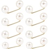 image:image8Pcs Pearl Pins for ClothesFaux Pearl Brooches for Women