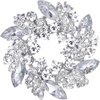 Clear Silver-Tone