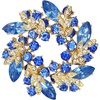 Light Blue Gold-Tone