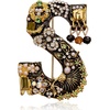 Initial Brooches S