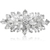 image:imageNIIIYTYB Rhinestone Brooch Pin Corsage Crystal Diamond Brooches for Women Large Silver Broach Pins for Dress Outfits Sparkling Fashion Corsage and Elegant Wedding Festival Jewelry Accessory