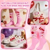 image:imageywevyezc 55Pcs Breast Cancer Socks Junk Sock Charms Kit Pink out Day PinsPink