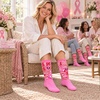 image:imageywevyezc 55Pcs Breast Cancer Socks Junk Sock Charms Kit Pink out Day PinsRosePink
