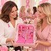 image:imageywevyezc 55Pcs Breast Cancer Socks Junk Sock Charms Kit Pink out Day PinsRosePink