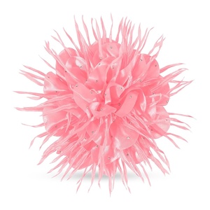 image:image709 Dainty Satin Large Flower Brooches for Women  Elegant Floral Brooch Pins for Women  Delicate Hair Clips amp Fabric Flower Pins for Clothes  Flowers for Dresses amp Wedding Hair AccessoriesPinkPink