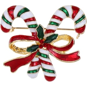 image:imageChristmas Brooch Pins Crystal Christmas Tree Snowflake Jingle Bell Reindeer Enamel Brooches Holiday Party Gift for Women2