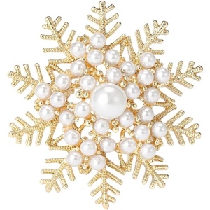 image:imageChristmas Brooch Pins Crystal Christmas Tree Snowflake Jingle Bell Reindeer Enamel Brooches Holiday Party Gift for Women21