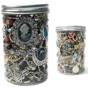 image:imageMystery Jewelry Jar for Women Gothic Witchy Vintage Jewelry Gift SetGoth Boho Mixed Punk Everyday NecklacesEarrings RingsBraceletsBanglesUnique Alternative Fashion Romantic Cute Present for HerVintage