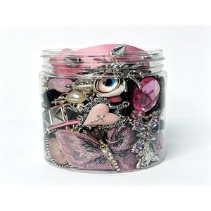image:imageMystery Jewelry Jar for Women Gothic Witchy Vintage Jewelry Gift SetGoth Boho Mixed Punk Everyday NecklacesEarrings RingsBraceletsBanglesUnique Alternative Fashion Romantic Cute Present for HerBlackpink
