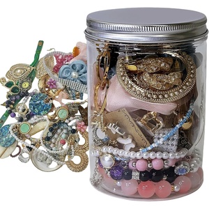 image:imageMystery Jewelry Jar for Women Gothic Witchy Vintage Jewelry Gift SetGoth Boho Mixed Punk Everyday NecklacesEarrings RingsBraceletsBanglesUnique Alternative Fashion Romantic Cute Present for HerMulticolor