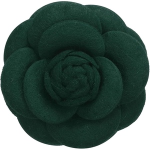 image:imagePATIKIL Camellia Flower Brooches Vintage Fabric Flower Brooches Handmade Floral Pins for Women Hat Dress Shirt Tie CorsageDark Green