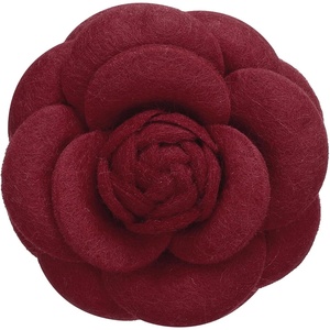 image:imagePATIKIL Camellia Flower Brooches Vintage Fabric Flower Brooches Handmade Floral Pins for Women Hat Dress Shirt Tie CorsageWine Red