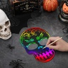 image:imageOutus 12 Pcs Halloween Scratch Skull Art Cards Day of The Dead Scratch