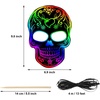 image:imageOutus 12 Pcs Halloween Scratch Skull Art Cards Day of The Dead Scratch