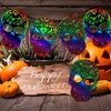 image:imageOutus 12 Pcs Halloween Scratch Skull Art Cards Day of The Dead Scratch