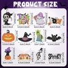 image:imageOutus 24 Pcs Halloween Diamond Painting Art Witch Ghost Keychains DIY KitWitch