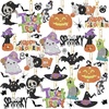 image:imageOutus 24 Pcs Halloween Diamond Painting Art Witch Ghost Keychains DIY KitWitch